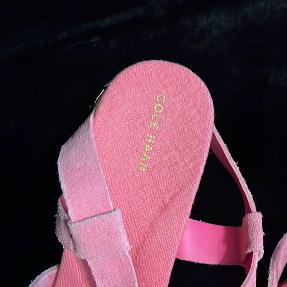 Cole Haan Women’s Crystal Pink Wedge Sandals - Picture 2 of 10